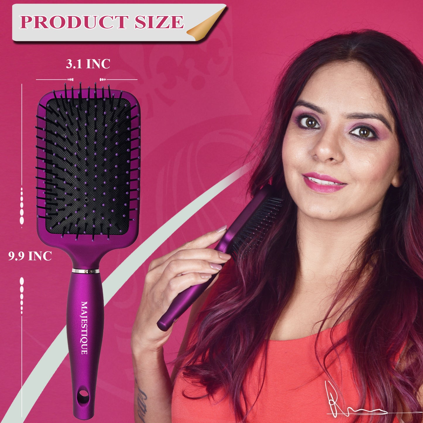 Detangling PADDLE Brush HR107