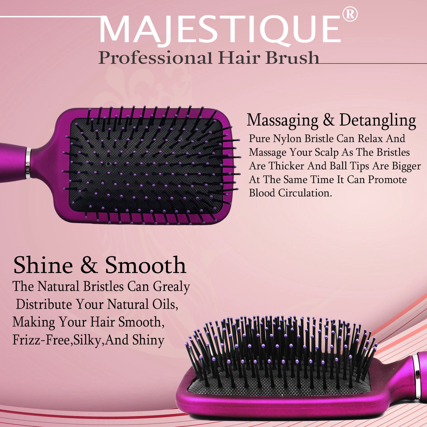 Detangling PADDLE Brush HR107