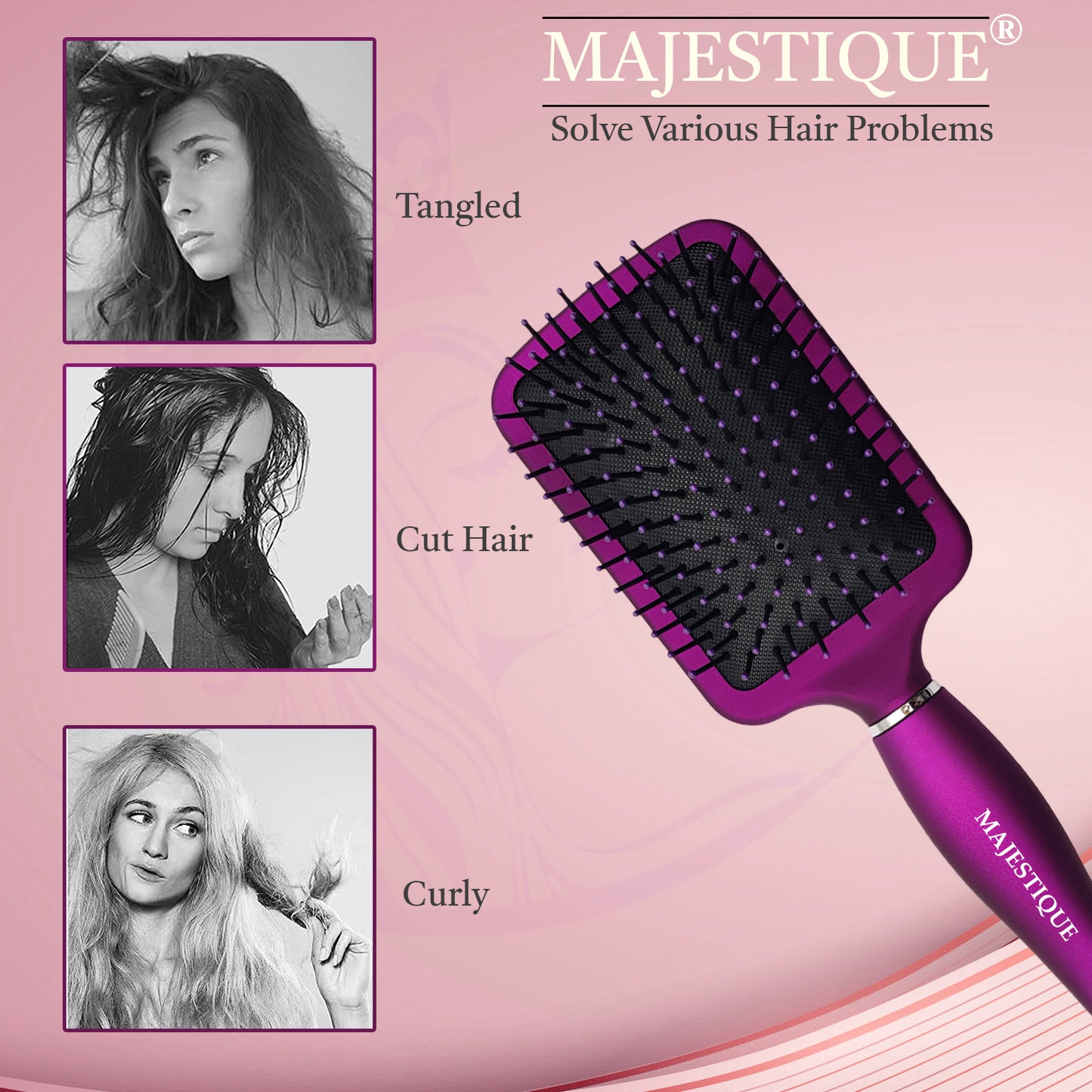 Detangling PADDLE Brush HR107