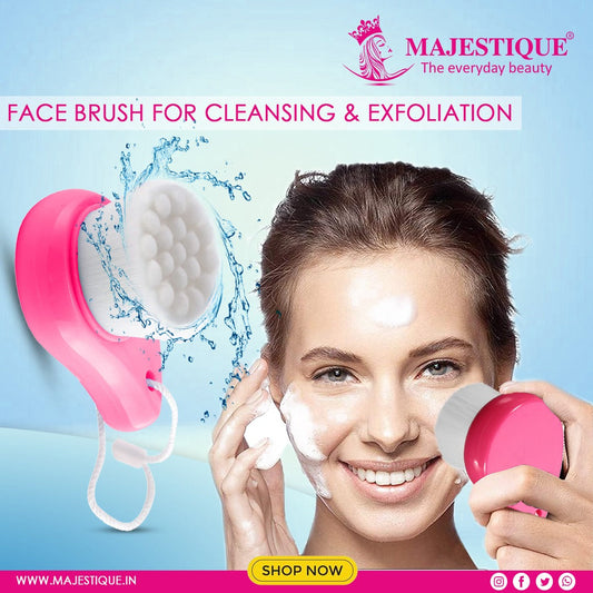 Reveal Your Radiance: The Magic of Majestique Face Brush for Cleansing & Exfoliation