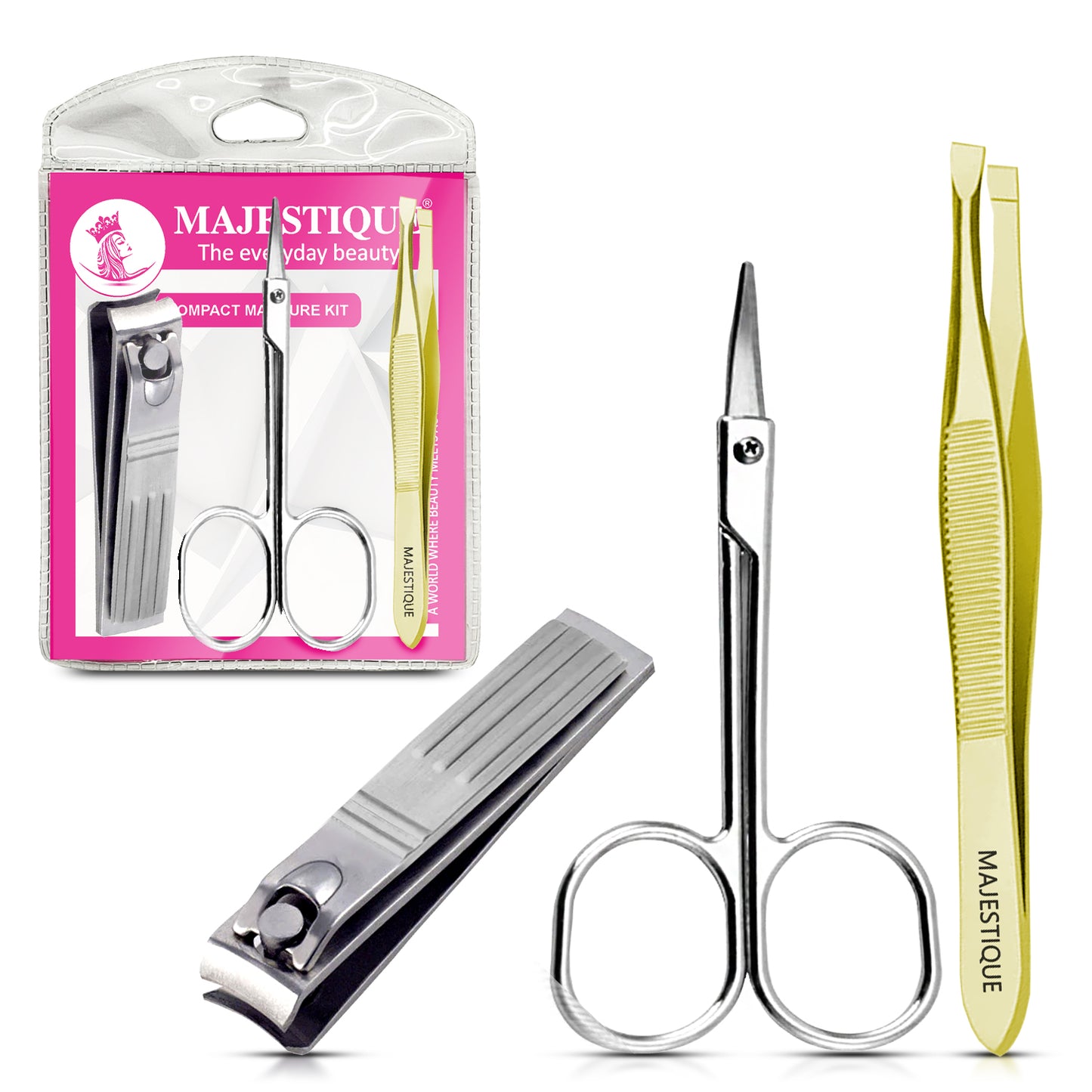 Majestique Compact Manicure Kit, Grooming Tools  CMB 510