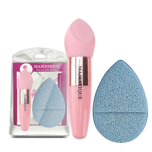 FACIAL MAKEUP BLENDER AND SPONGE (PACK OF 2) CMB538