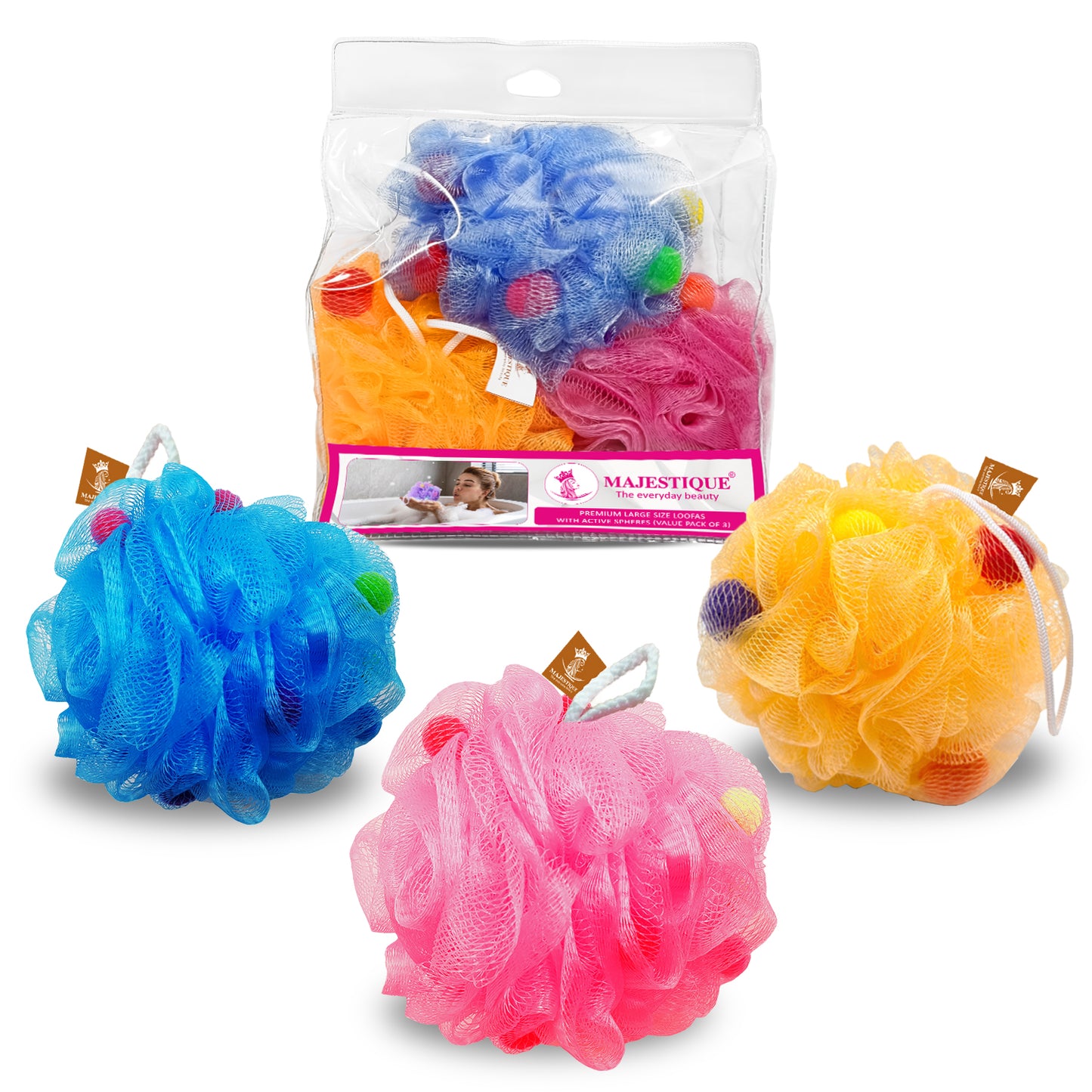 PREMIUM LARGE LOOFAS & ACTIVE SPHERE (PACK OF 3) BA215