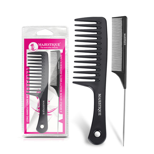 LONG HANDLE COMB WITH TAIL COMB (2 PC) HR164