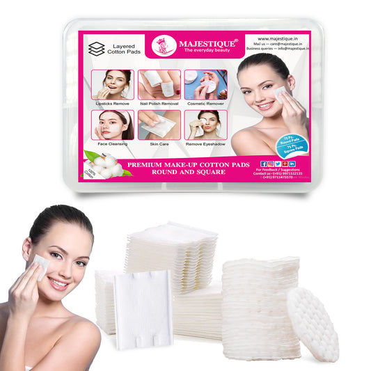 PREMIUM MAKEUP ROUND COTTON PADS (101 PCS) FC105