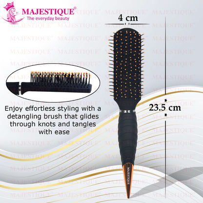 FLAT ROYAL TIP BLACK VENT BRUSH HR155