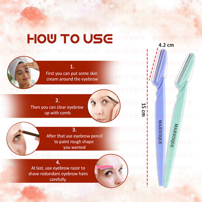 EYEBROW RAZOR SHAPER & TRIMMER (3PCS) FC65