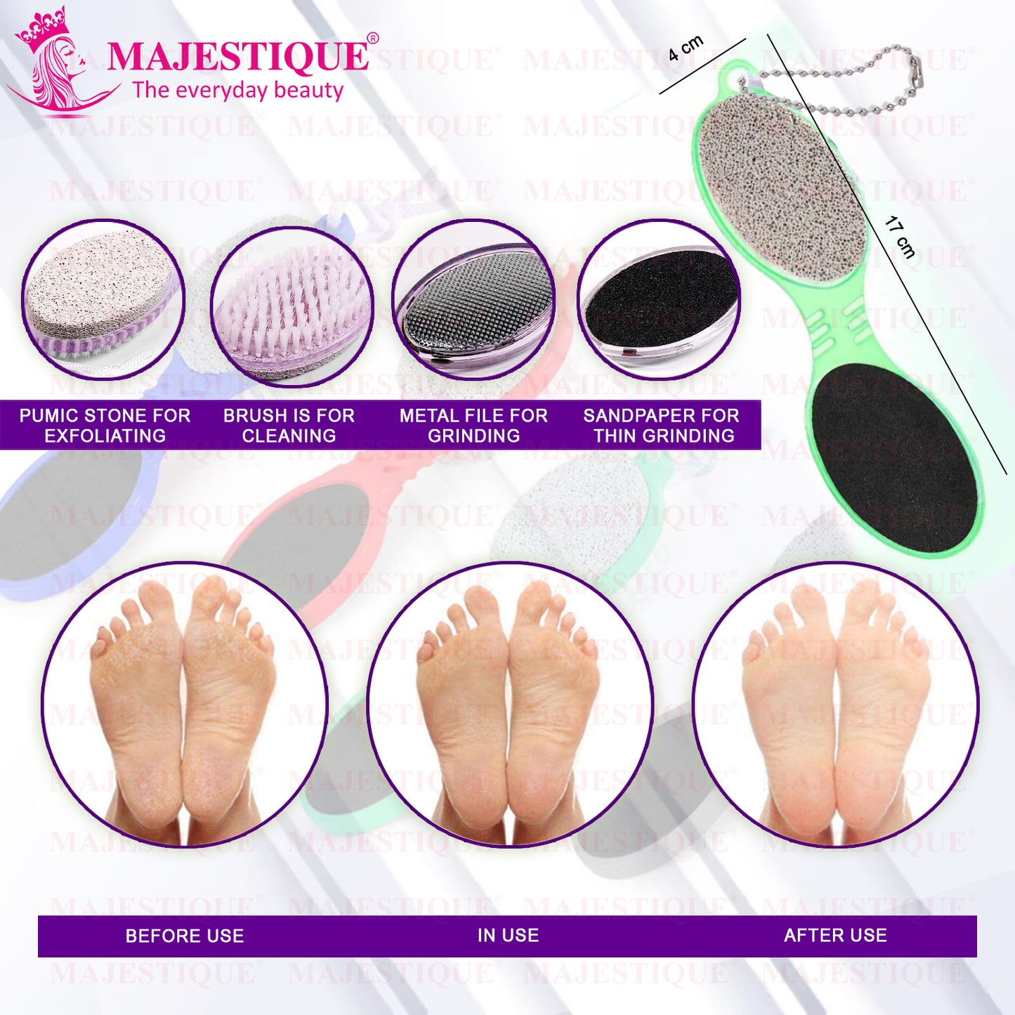 4 in 1 Compact Foot Care Buffer