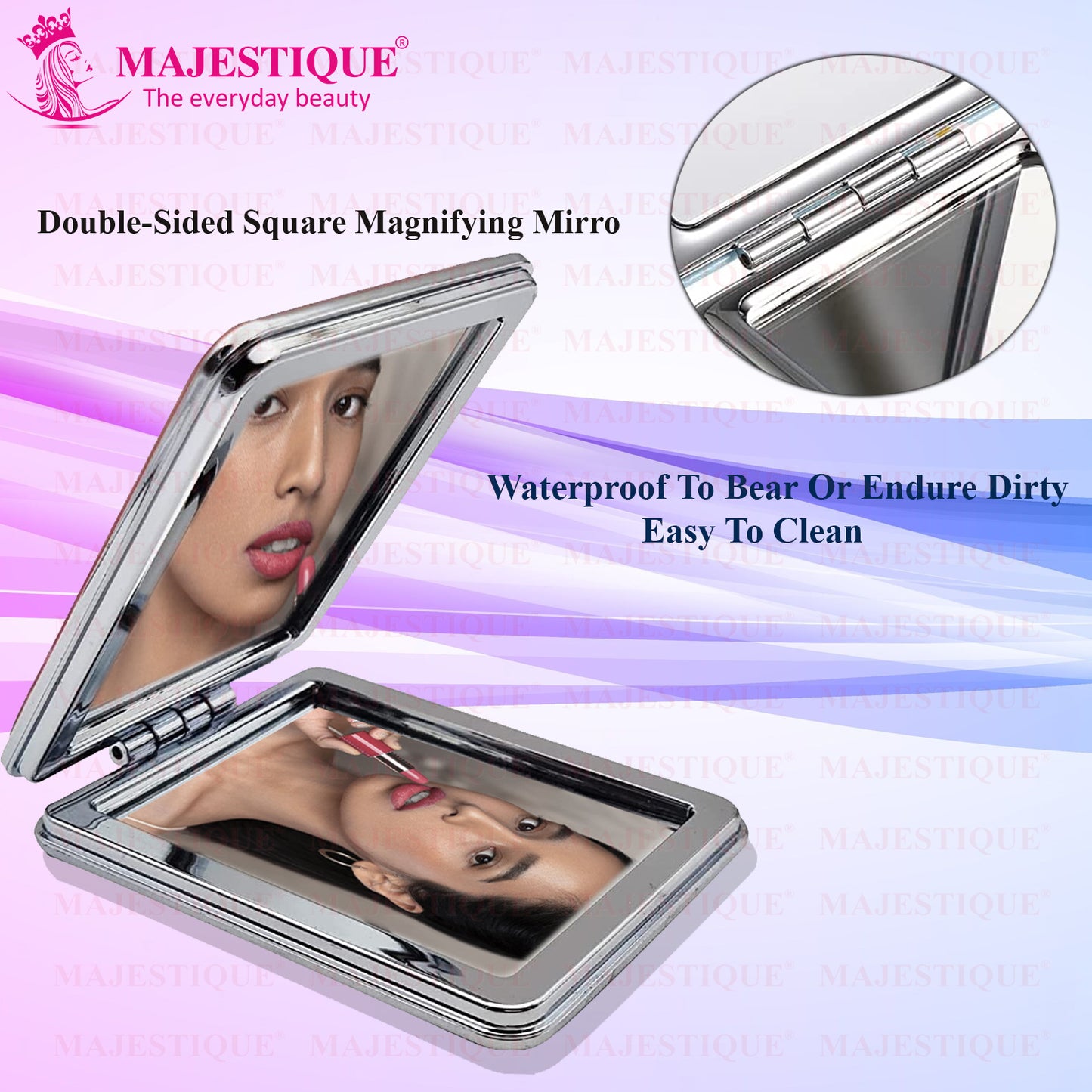 GLITTER Magnifying Compact Cosmetic Mirror FC25