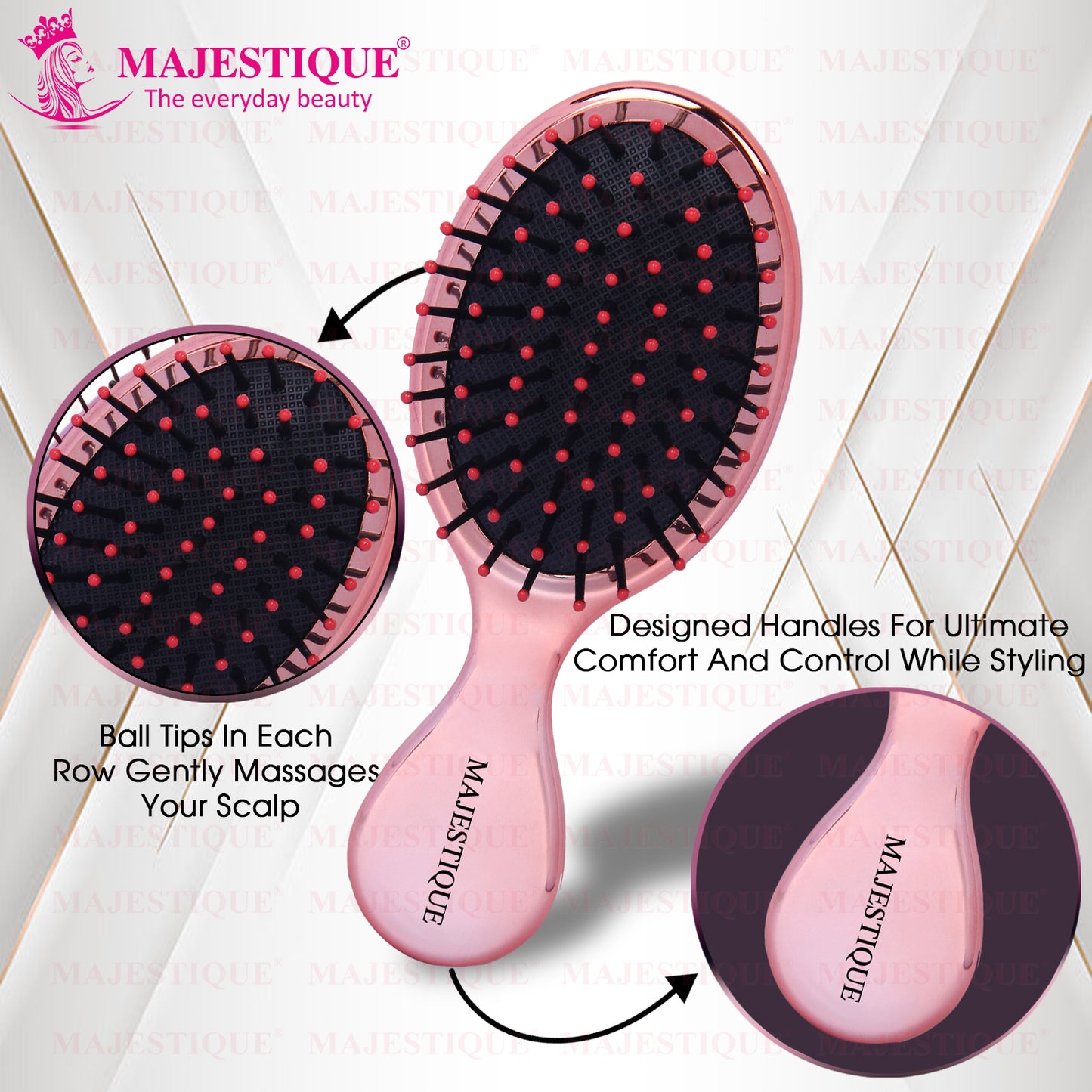 MINI DETANGLER HAIR BRUSH Color May Vary HR116