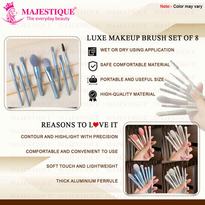 LUXE MAKEUP BRUSH SET (PACK OF 8) CMB526