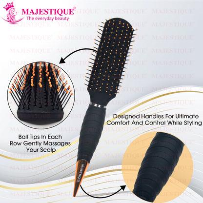 FLAT ROYAL TIP BLACK VENT BRUSH HR155