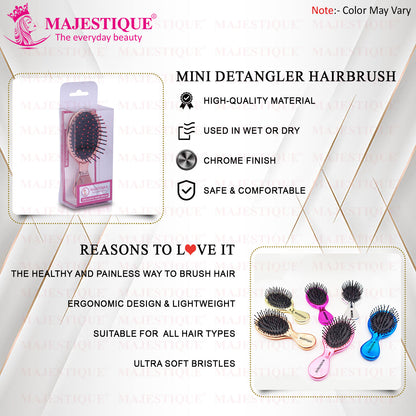 MINI DETANGLER HAIR BRUSH Color May Vary HR116