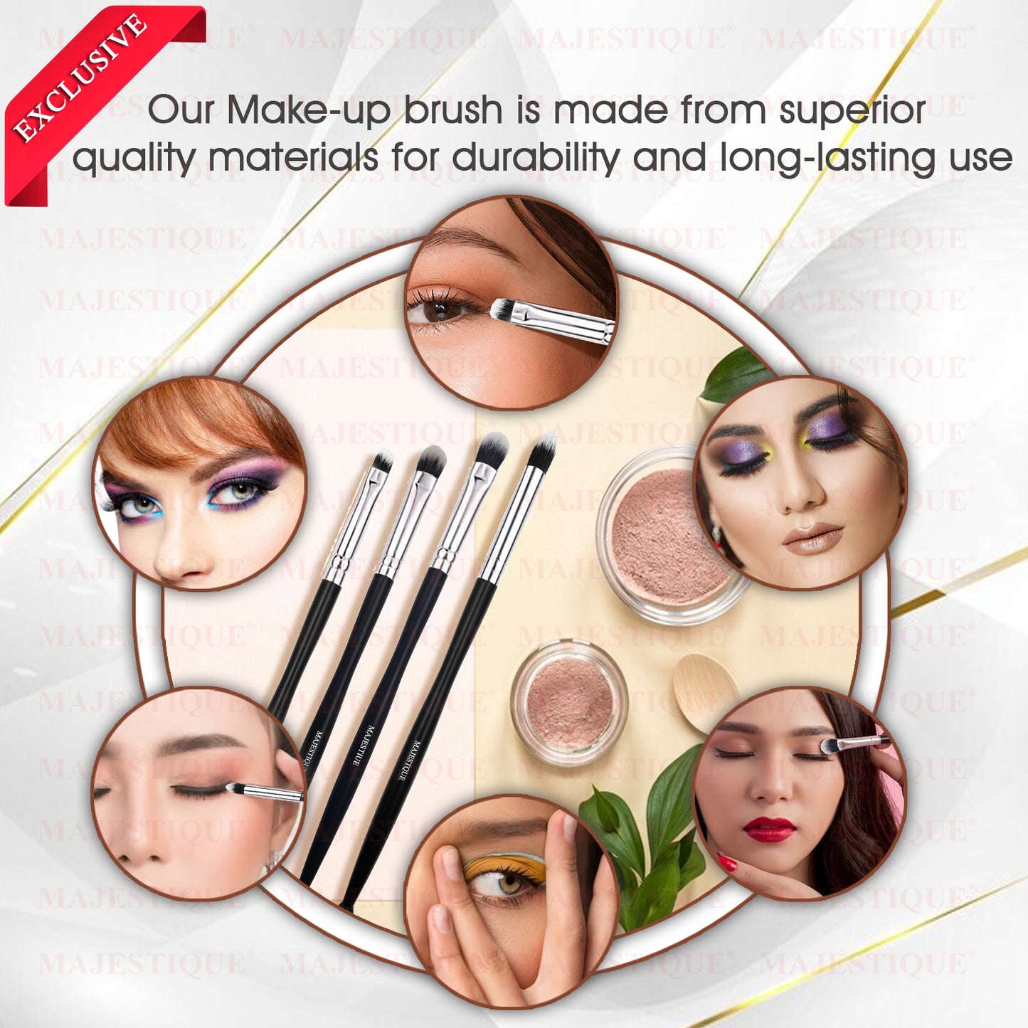 QUAD FACE BRUSH SET (PACK OF 4) CMB507