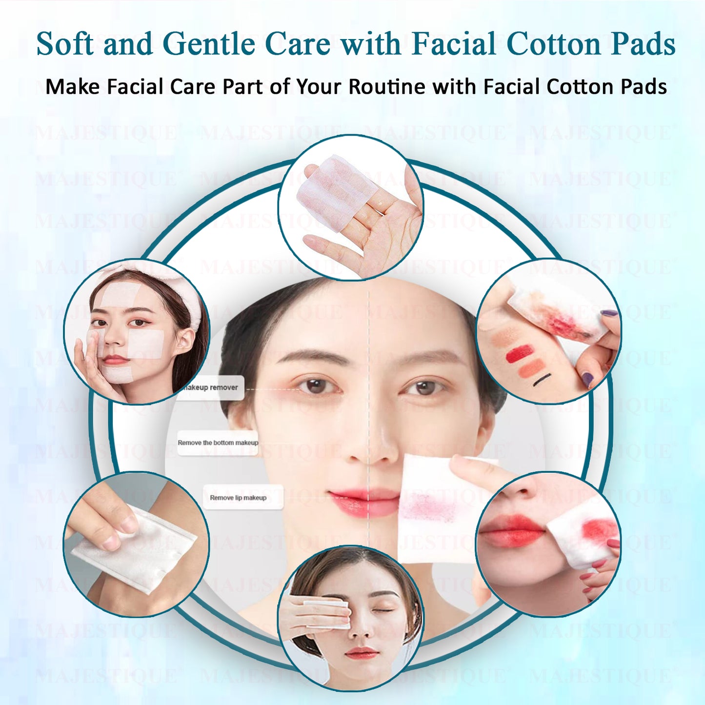 Facial Cotton Pads (460 Pieces)- New Pack