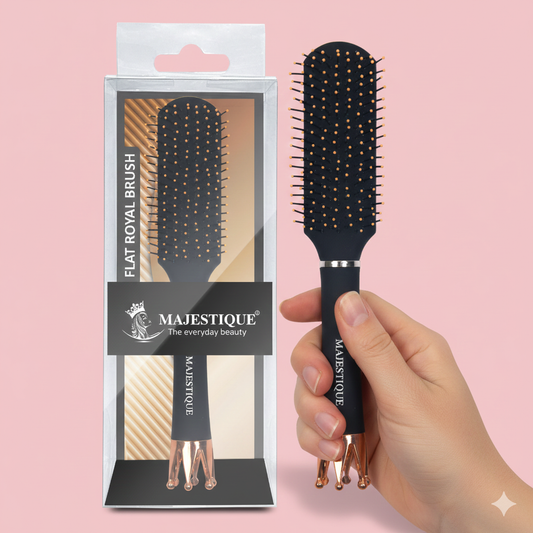 Flat Royal Black Vent Brush Hr154