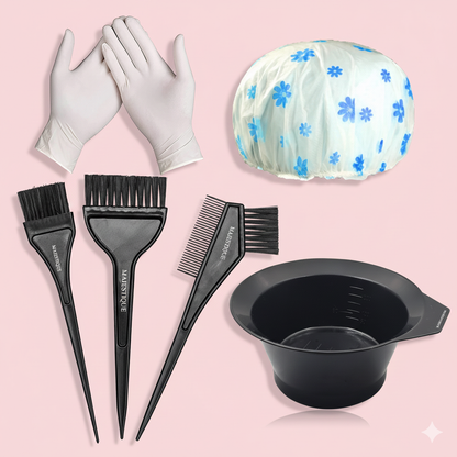 Dye Brush and Bowl Set (Pack of 6) CMB528