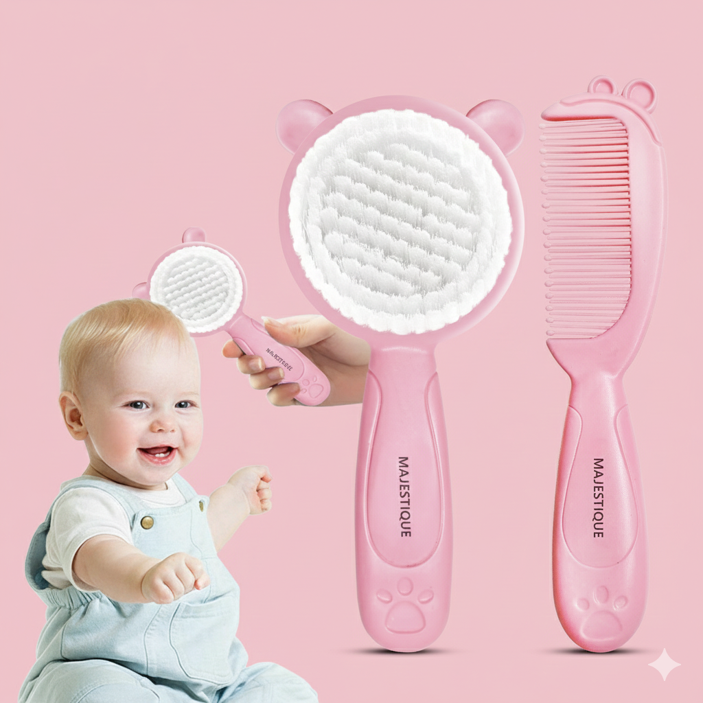 Baby Hair Care Set HR185 – Pink