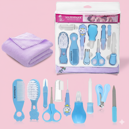 Luxury Baby Care Kit (Pack Of 11) Cmb539_Blue