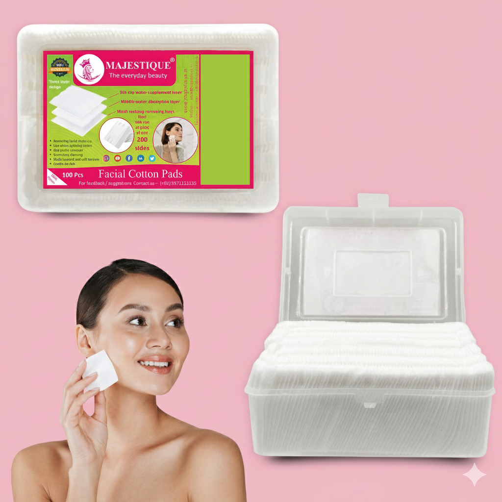 3-Layer Facial Cotton Pads (100 pcs) – FC74