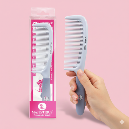 Medium Tooth Comb With Handle Color May Vary Hr159