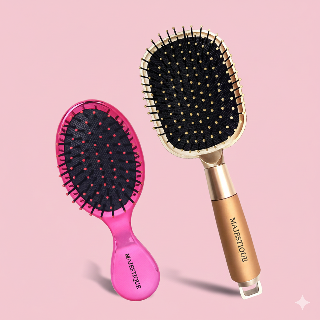 Large Paddle Mini Detangling Brush (2 Pc) Hr169