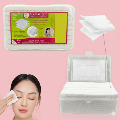 3-Layer Facial Cotton Pads (250 pcs) – FC75