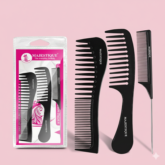 Hair Grooming Combs(Value Pack  Of 3) Hr167