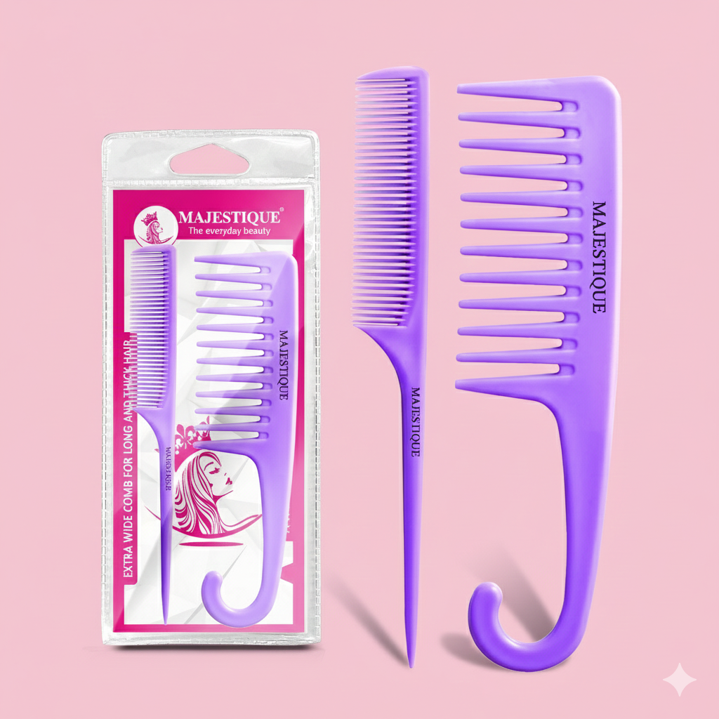 Tail & Hang Loop Grooming Comb Multicolor Hr162