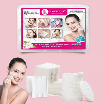 PREMIUM MAKEUP ROUND COTTON PADS (101 PCS) FC105