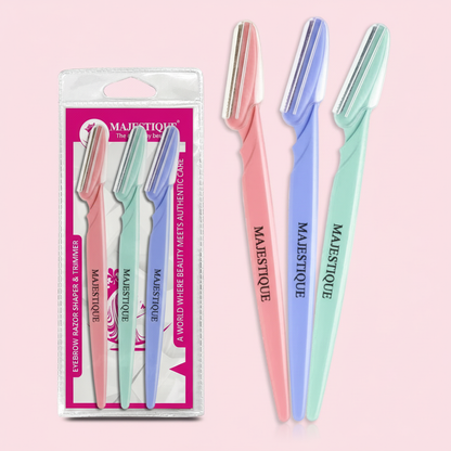 EYEBROW RAZOR SHAPER & TRIMMER (3PCS) -New Pack