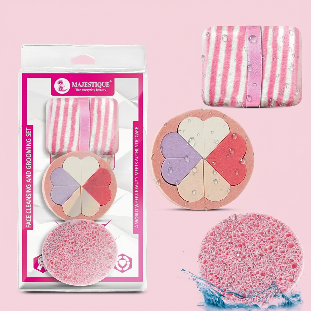 FACE CLEANSING AND GROOMING SET(3 PCS) Multicolor FC116