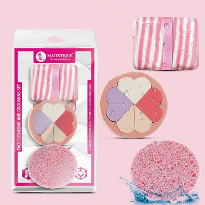 FACE CLEANSING AND GROOMING SET(3 PCS) Multicolor FC116