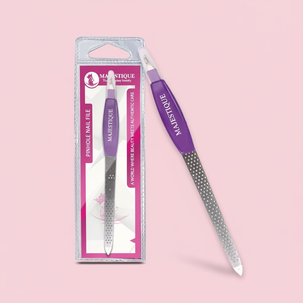 NAIL FILER PINHOLE DESIGN  Color May Vary FN323