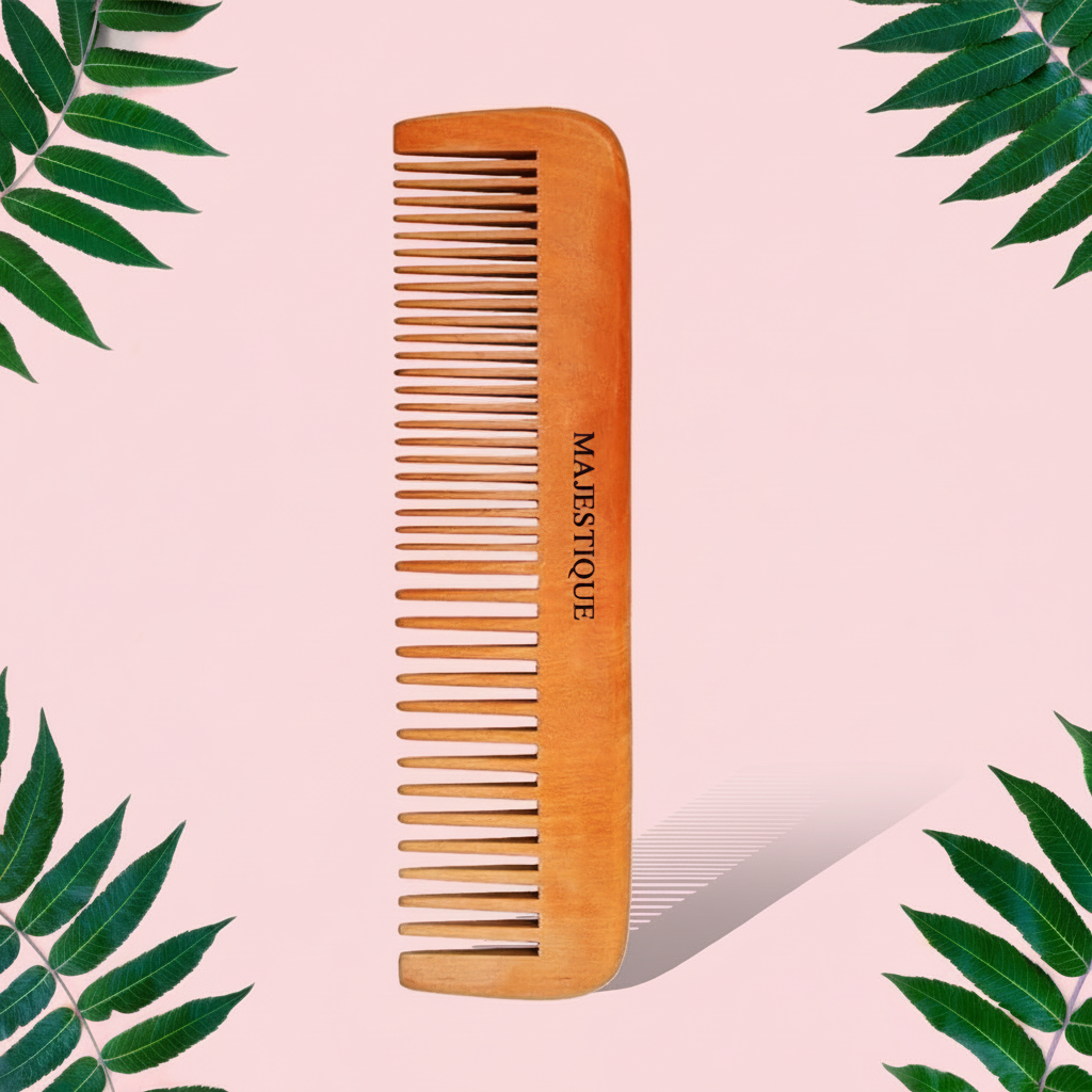WOODEN HAIR & BEARD COMB HR139