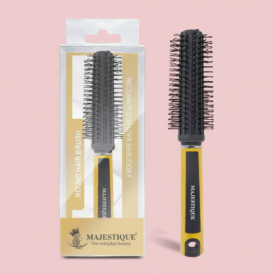 ROUND WOODEN HAIR BRUSH HR136