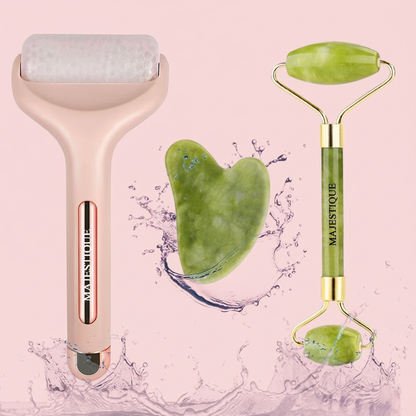 ICE ROLLER ,JADE ROLLER & GUASHA (PACK OF 3) CMB551