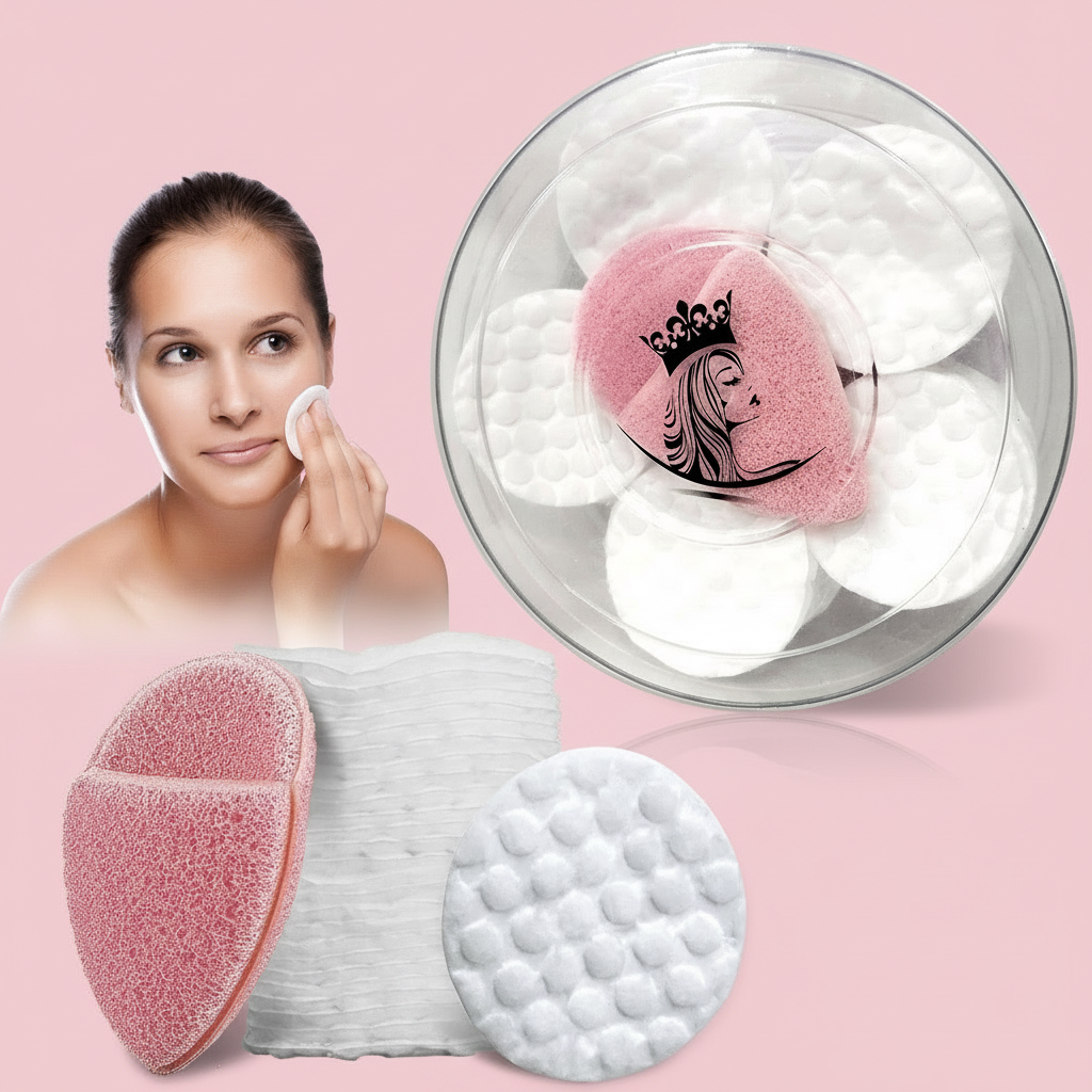 PREMIUM MAKEUP ROUND COTTON PADS (101 PCS) FC106
