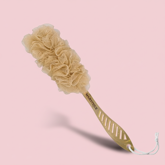 LONG HANDLE BATH LOOFAH Multicolor BA208