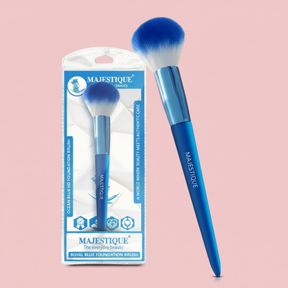 Majestique Ocean Blue Foundation Brush, for Face Makeup  1Pc/Blue FC124